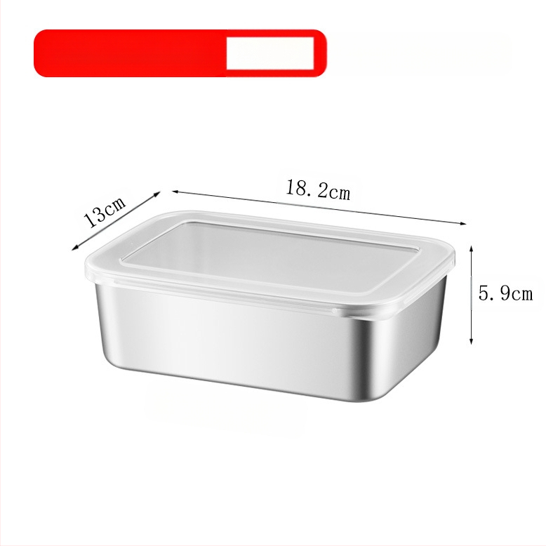 Nerūdijančio plieno kvadratinė lėkštė su dangčiu – patvari serviravimo ir laikymo talpa, elektrolyzinis paviršius, galimybė spausdinti logotipą