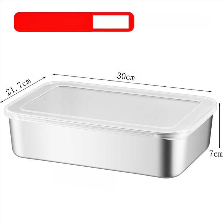 Nerūdijančio plieno kvadratinė lėkštė su dangčiu – patvari serviravimo ir laikymo talpa, elektrolyzinis paviršius, galimybė spausdinti logotipą