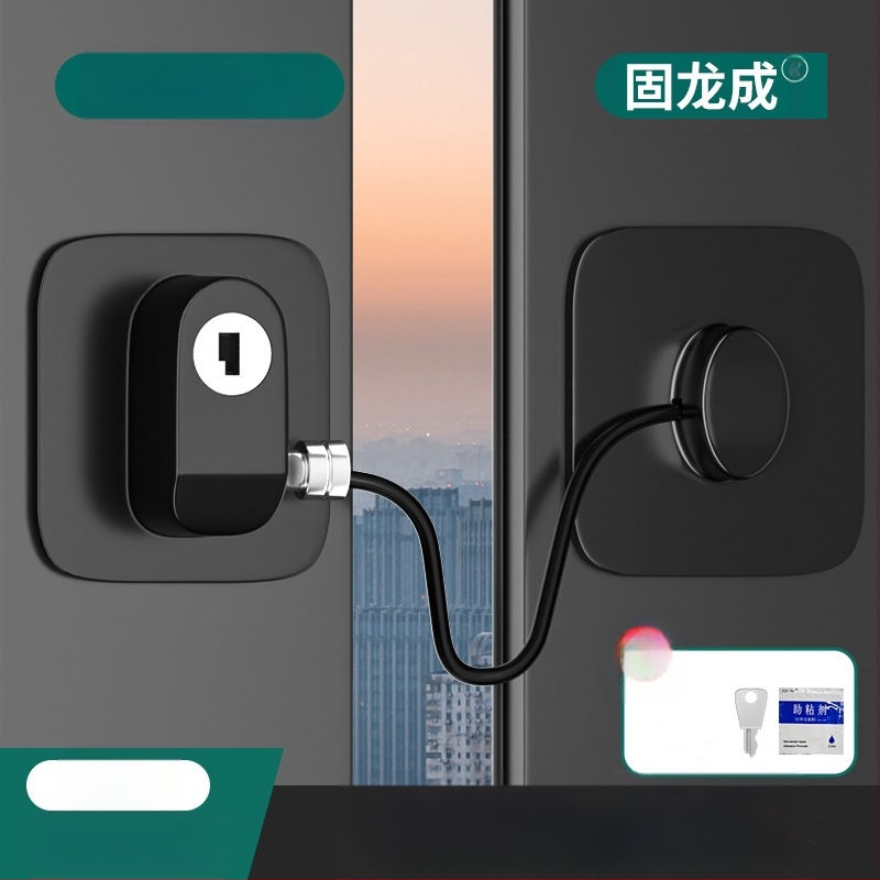 Gulongcheng 814 paroles slēdzene logu un durvju – nerūsējošais tērauds + ABS, bērnu drošība, piemērots logiem un bīdāmām durvīm, daudzfunkcionāla slēdzene