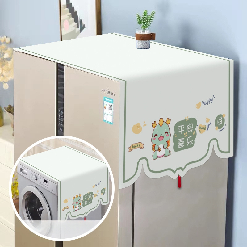 Set universal de protecție împotriva prafului pentru electrocasnice — fibre de poliester, stil modern minimalist, pentru frigider, mașină de spălat și cuptor cu microunde