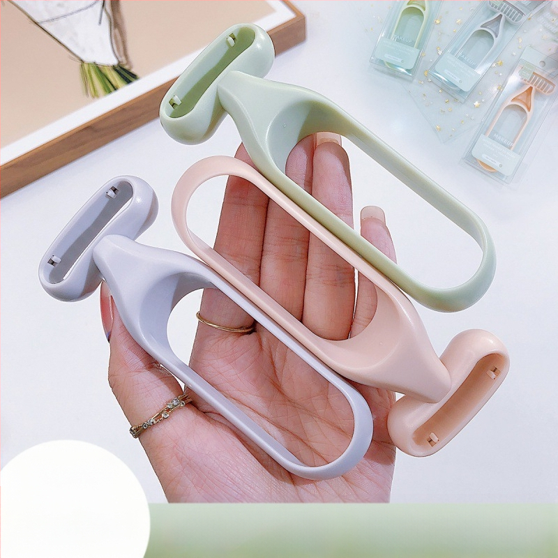 Uzacu griešanas nazis, manuālais skūšanas rīks ar importētu asmeni, korpuss no ABS un nerūsējošā tērauda