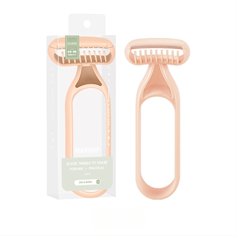 Uzacu griešanas nazis, manuālais skūšanas rīks ar importētu asmeni, korpuss no ABS un nerūsējošā tērauda