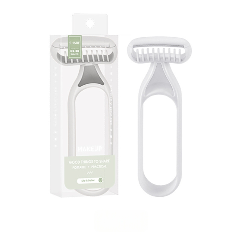 Uzacu griešanas nazis, manuālais skūšanas rīks ar importētu asmeni, korpuss no ABS un nerūsējošā tērauda