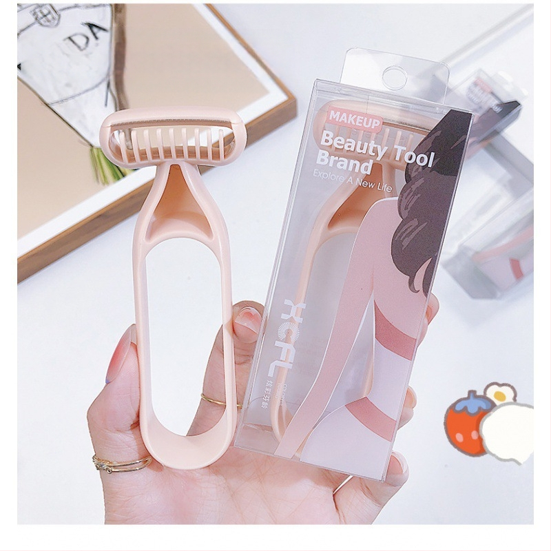 Uzacu griešanas nazis, manuālais skūšanas rīks ar importētu asmeni, korpuss no ABS un nerūsējošā tērauda