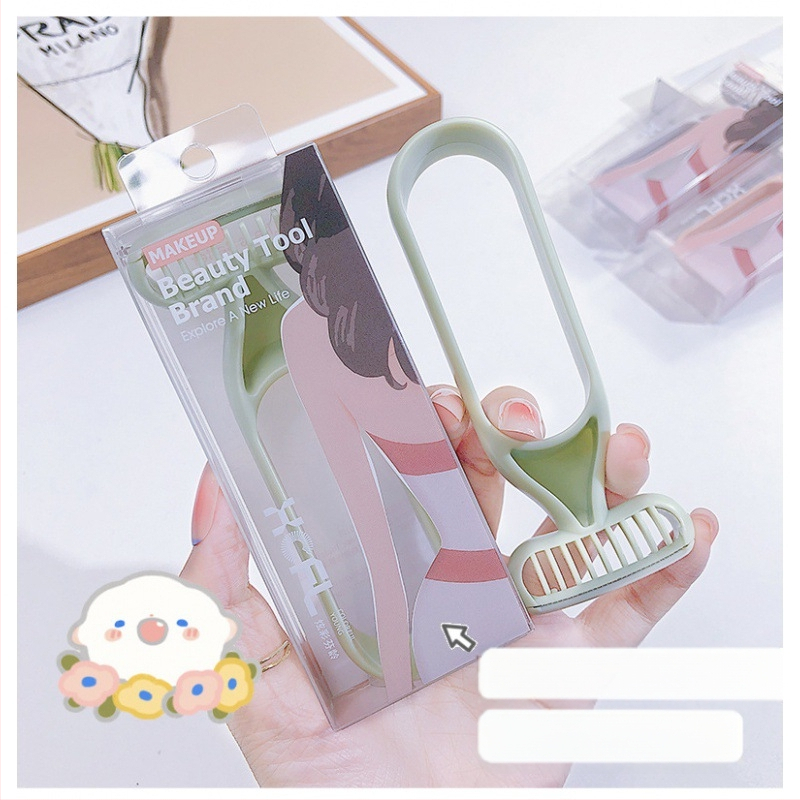 Uzacu griešanas nazis, manuālais skūšanas rīks ar importētu asmeni, korpuss no ABS un nerūsējošā tērauda