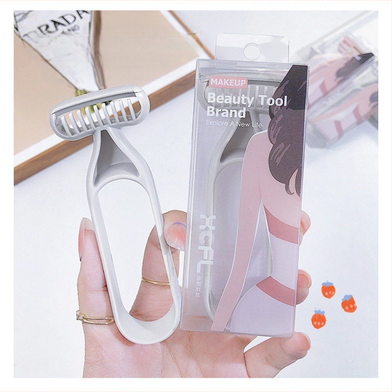 Uzacu griešanas nazis, manuālais skūšanas rīks ar importētu asmeni, korpuss no ABS un nerūsējošā tērauda