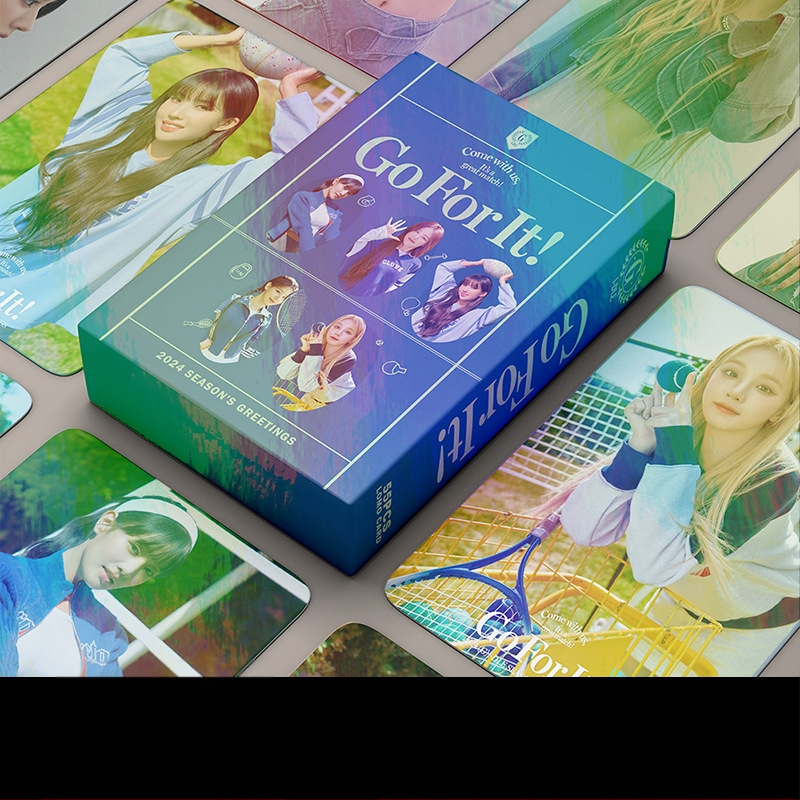 Κάρτες ευχετήριες, σετ 55 καρτών με μελάνι σε σκόνη, στυλ LOMO, συλλεκτική έκδοση