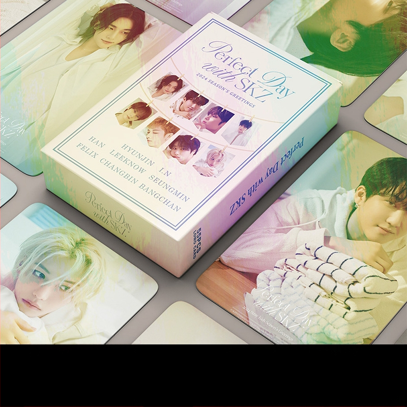 Κάρτες ευχετήριες, σετ 55 καρτών με μελάνι σε σκόνη, στυλ LOMO, συλλεκτική έκδοση