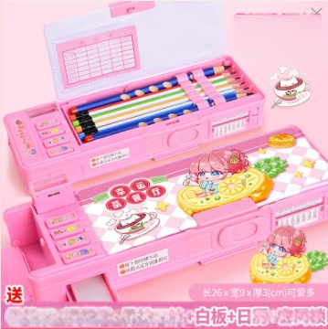 Penar pentru creioane F863, plastic, aproximativ 550 g, autorizare IP: animație joc (IP nume: Y·TIN), personalizare și imprimare a logo-ului disponibile