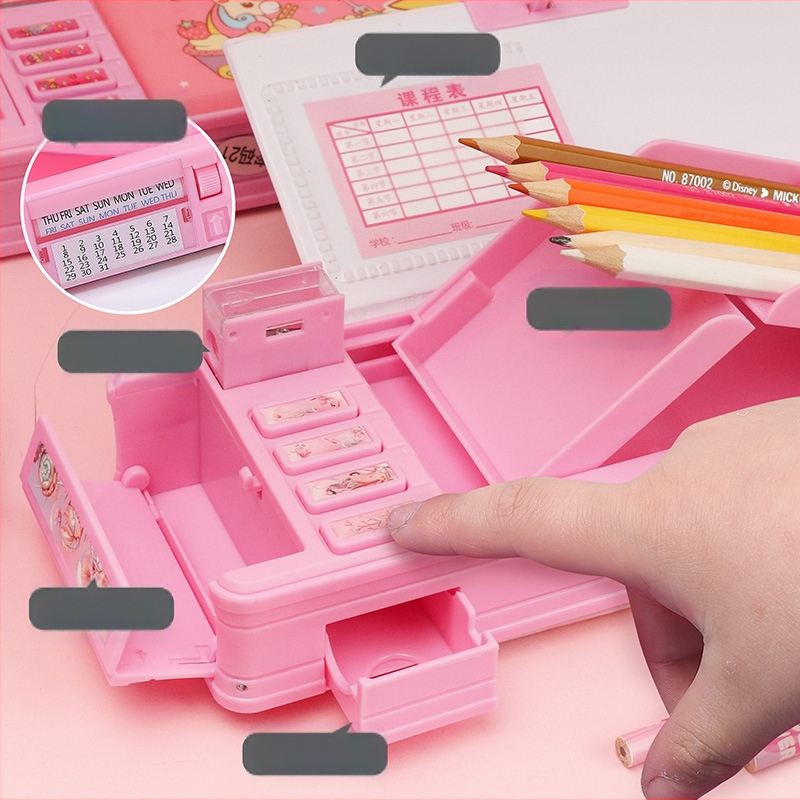 Penar pentru creioane F863, plastic, aproximativ 550 g, autorizare IP: animație joc (IP nume: Y·TIN), personalizare și imprimare a logo-ului disponibile