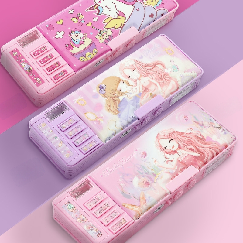 Penar pentru creioane F863, plastic, aproximativ 550 g, autorizare IP: animație joc (IP nume: Y·TIN), personalizare și imprimare a logo-ului disponibile