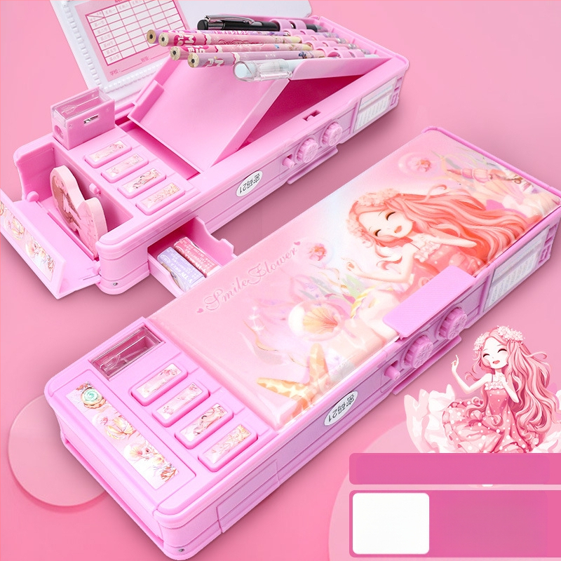 Penar pentru creioane F863, plastic, aproximativ 550 g, autorizare IP: animație joc (IP nume: Y·TIN), personalizare și imprimare a logo-ului disponibile