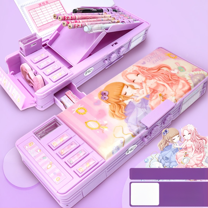 Penar pentru creioane F863, plastic, aproximativ 550 g, autorizare IP: animație joc (IP nume: Y·TIN), personalizare și imprimare a logo-ului disponibile