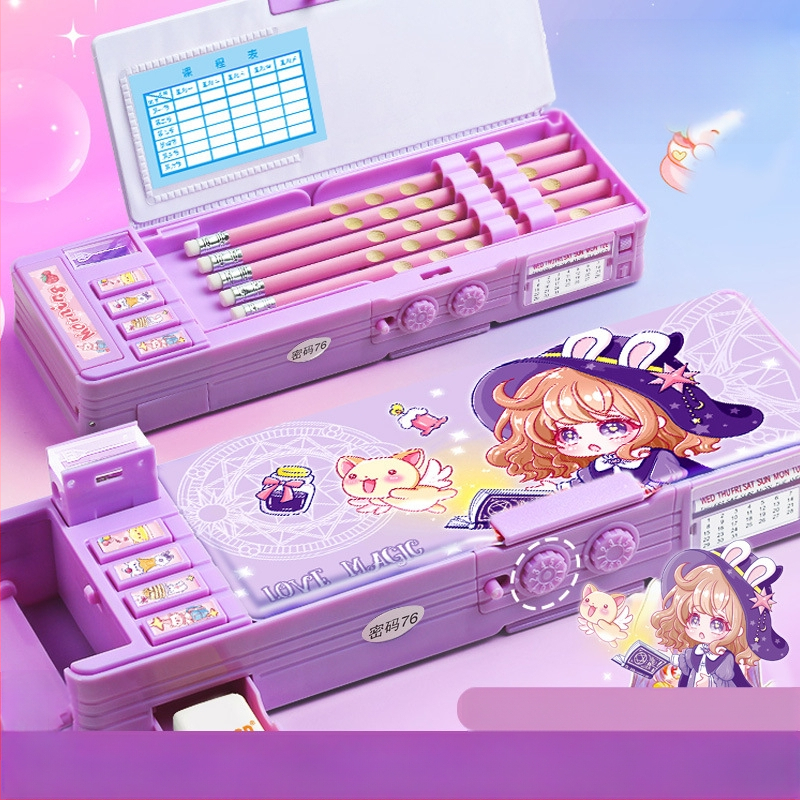 Penar pentru creioane F863, plastic, aproximativ 550 g, autorizare IP: animație joc (IP nume: Y·TIN), personalizare și imprimare a logo-ului disponibile