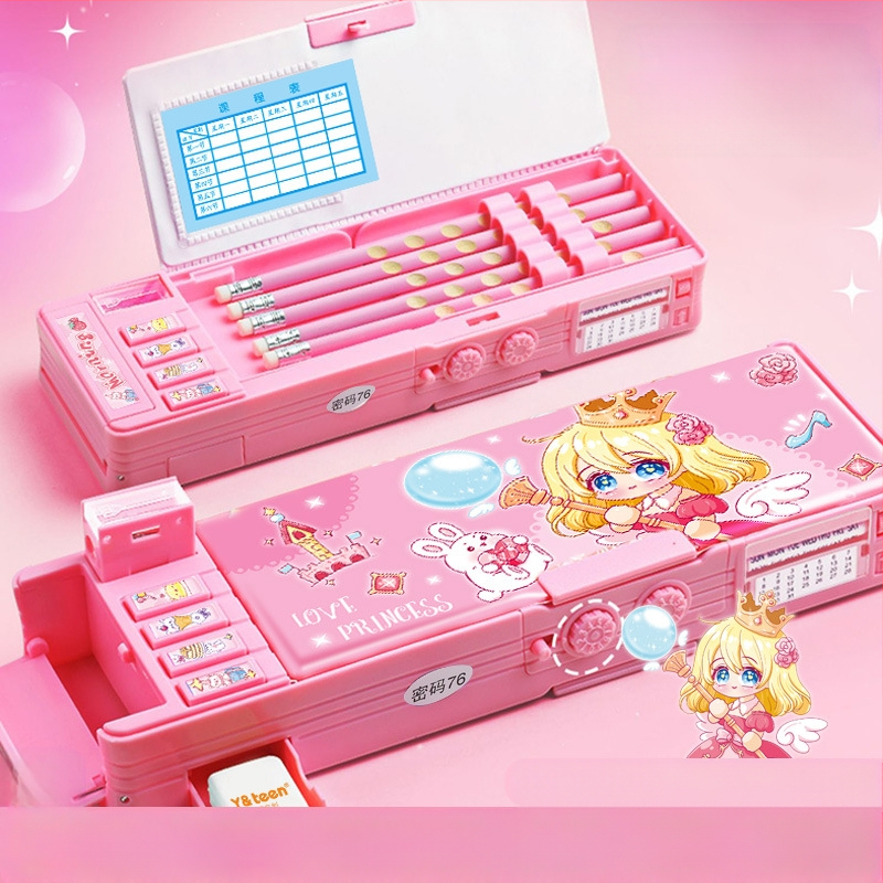 Penar pentru creioane F863, plastic, aproximativ 550 g, autorizare IP: animație joc (IP nume: Y·TIN), personalizare și imprimare a logo-ului disponibile