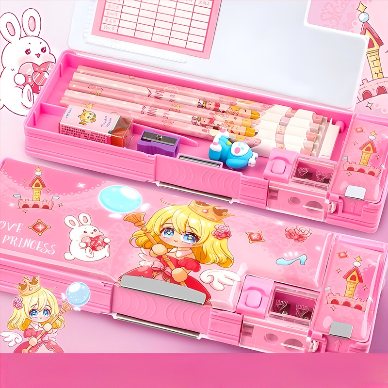 Penar pentru creioane F863, plastic, aproximativ 550 g, autorizare IP: animație joc (IP nume: Y·TIN), personalizare și imprimare a logo-ului disponibile