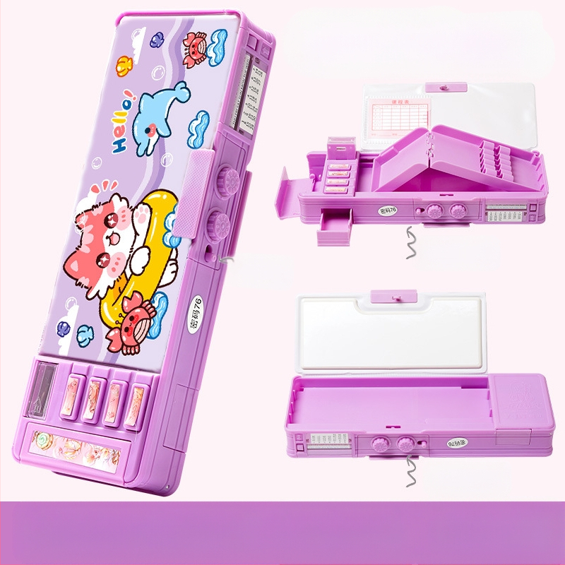 Penar pentru creioane F863, plastic, aproximativ 550 g, autorizare IP: animație joc (IP nume: Y·TIN), personalizare și imprimare a logo-ului disponibile