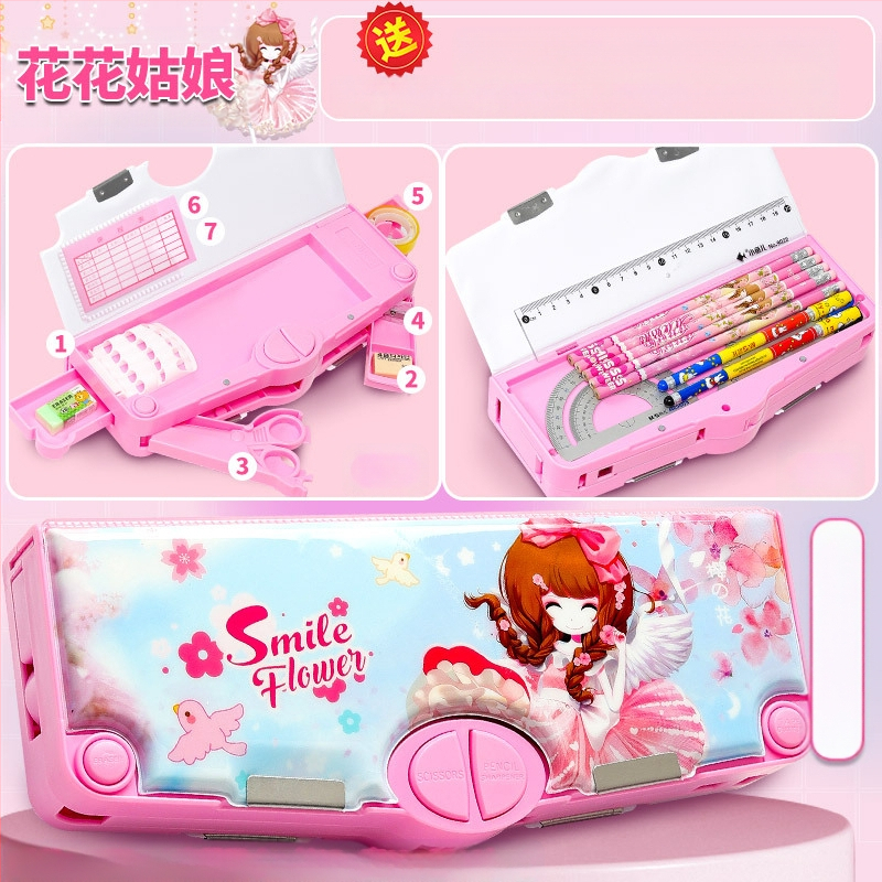 Penar pentru creioane F863, plastic, aproximativ 550 g, autorizare IP: animație joc (IP nume: Y·TIN), personalizare și imprimare a logo-ului disponibile