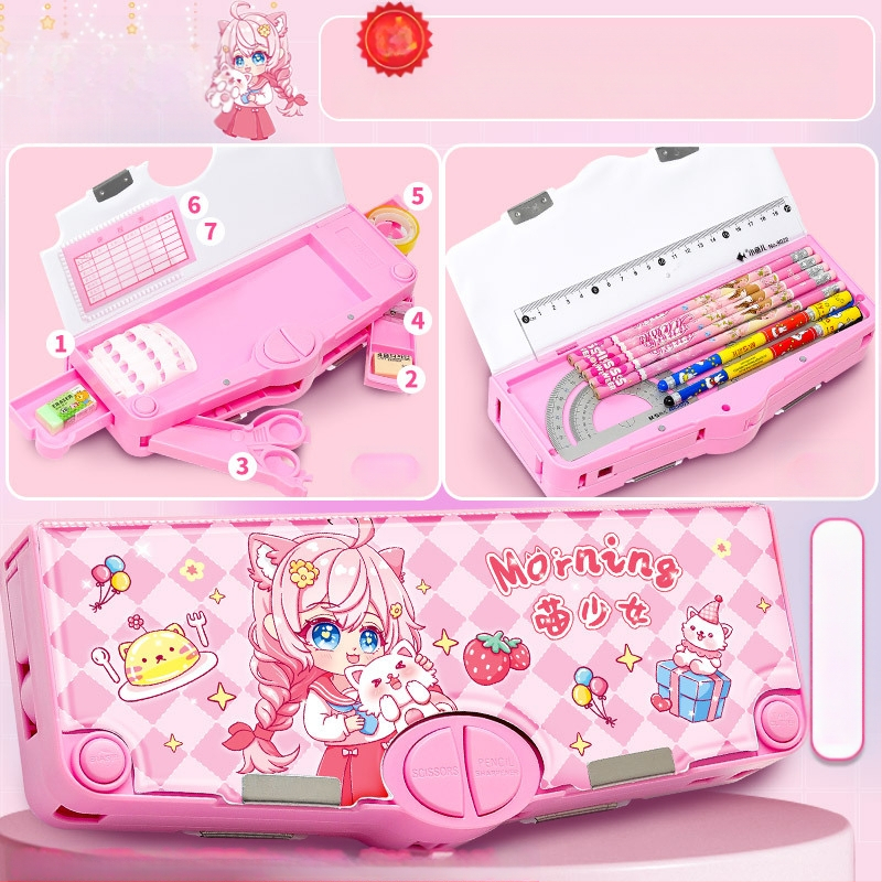 Penar pentru creioane F863, plastic, aproximativ 550 g, autorizare IP: animație joc (IP nume: Y·TIN), personalizare și imprimare a logo-ului disponibile