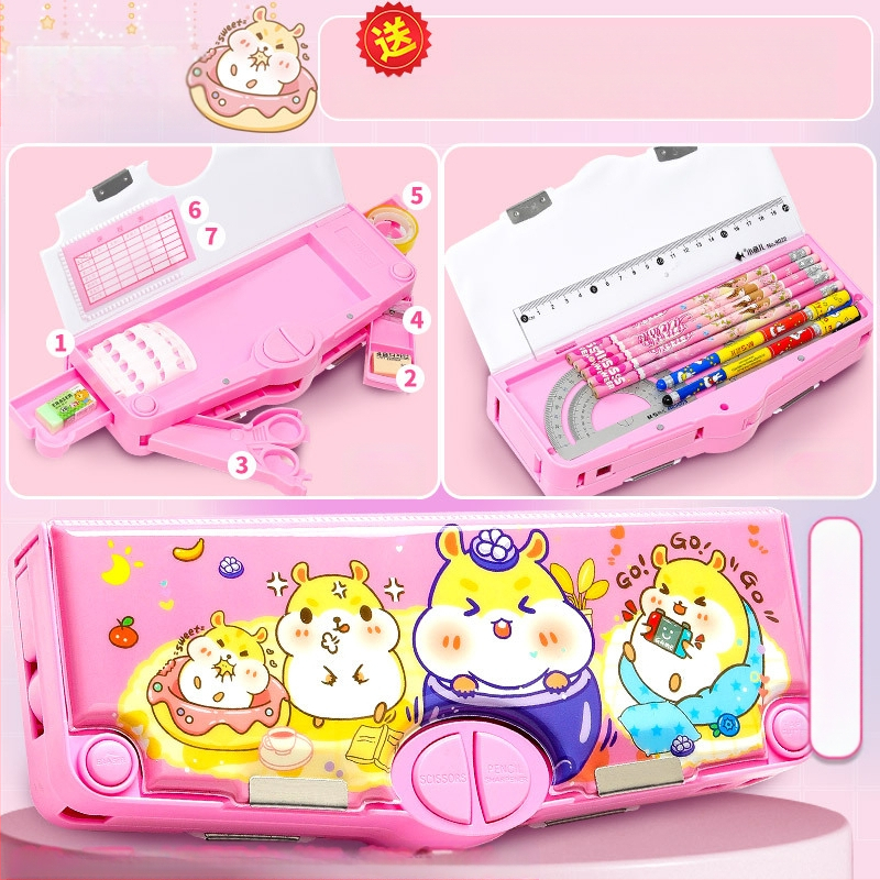 Penar pentru creioane F863, plastic, aproximativ 550 g, autorizare IP: animație joc (IP nume: Y·TIN), personalizare și imprimare a logo-ului disponibile