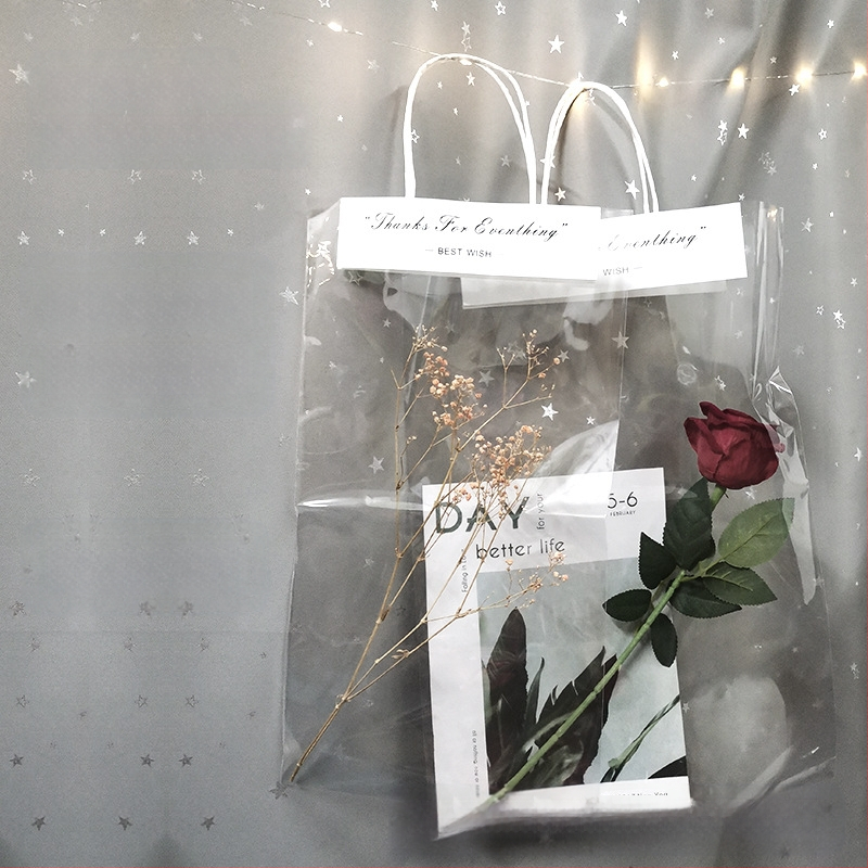 Pungi OPP pentru buchete, disponibile imediat, ambalaj final, tehnică de lipire, 10 bucăți