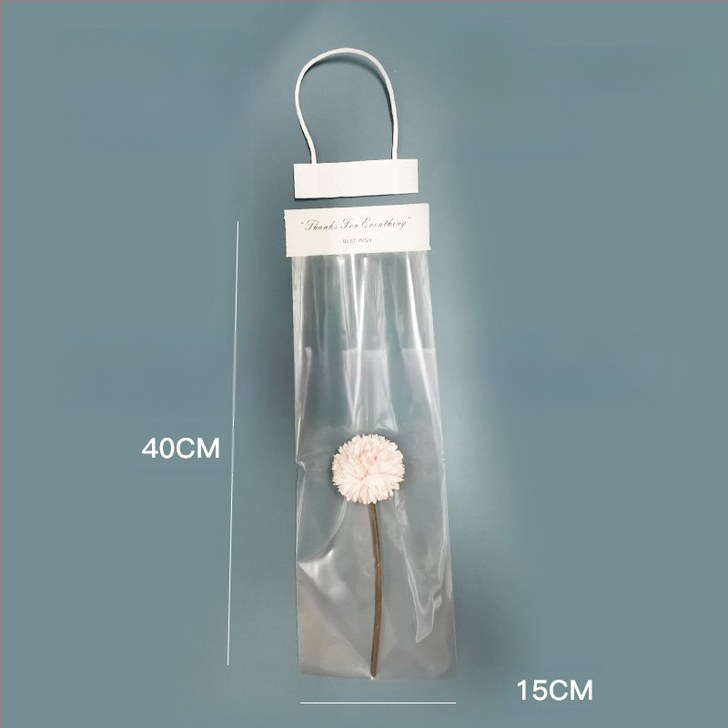 Pungi OPP pentru buchete, disponibile imediat, ambalaj final, tehnică de lipire, 10 bucăți