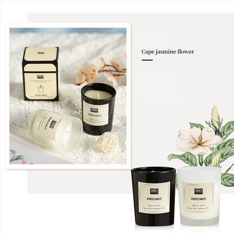 Aromaterapijas svece no sojas vaska, rokdarbs, cilindriska forma, OEM pielāgošana