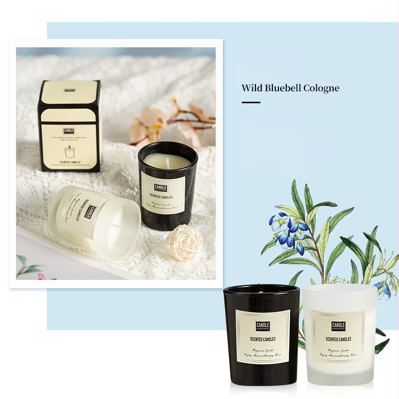 Aromaterapijas svece no sojas vaska, rokdarbs, cilindriska forma, OEM pielāgošana