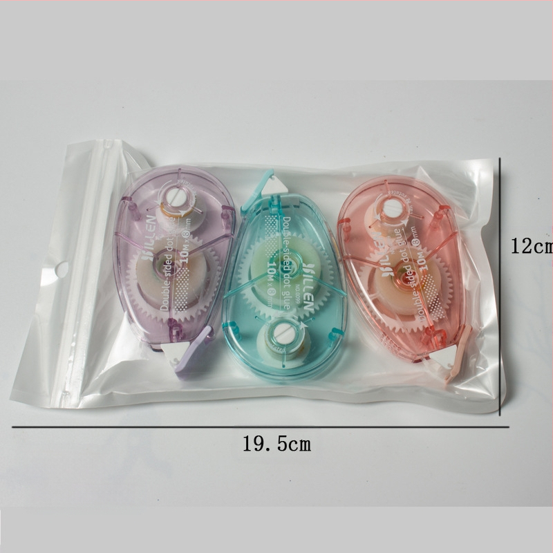 Комплект точково коригираща лента и двустранна лента — акрилово лепило върху PET филм, дебелина 1.8, за декориране на тетрадки, печат на лого наличен