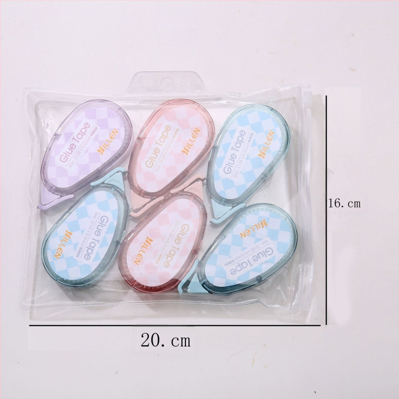Комплект точково коригираща лента и двустранна лента — акрилово лепило върху PET филм, дебелина 1.8, за декориране на тетрадки, печат на лого наличен