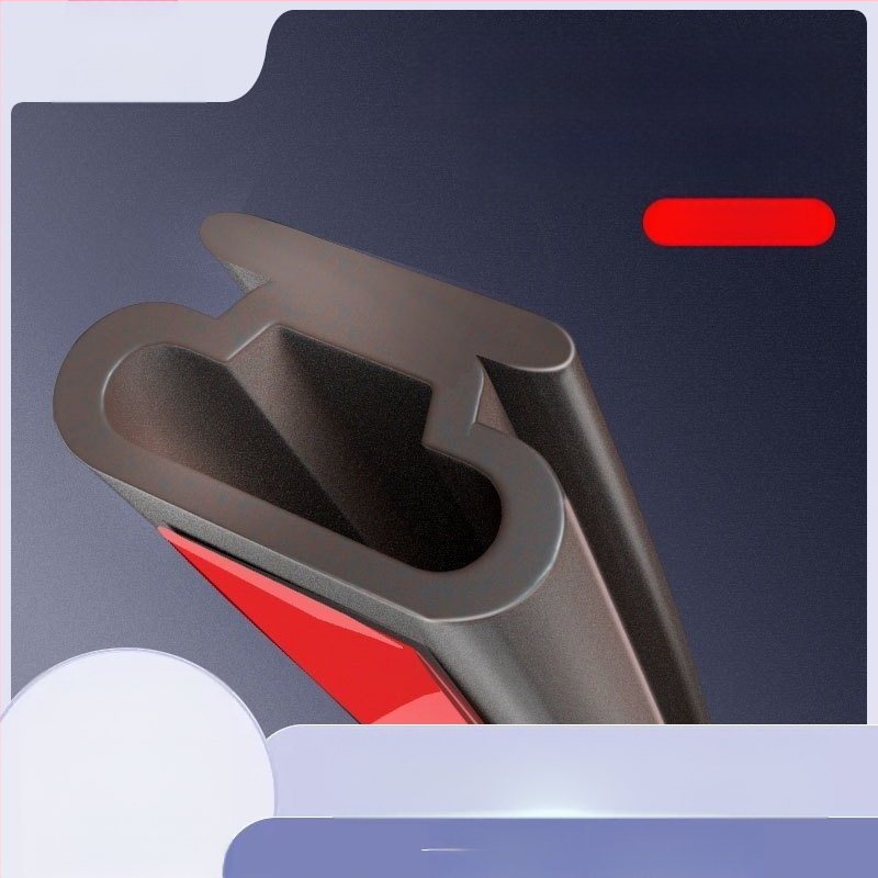 Bandă de etanșare pentru ferestre și uși – izolare fonică, antișoc, impermeabilă, autoadezivă; tip D și tip U; modelul 003