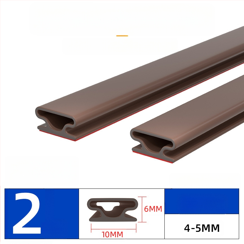 Bandă de etanșare pentru ferestre și uși – izolare fonică, antișoc, impermeabilă, autoadezivă; tip D și tip U; modelul 003