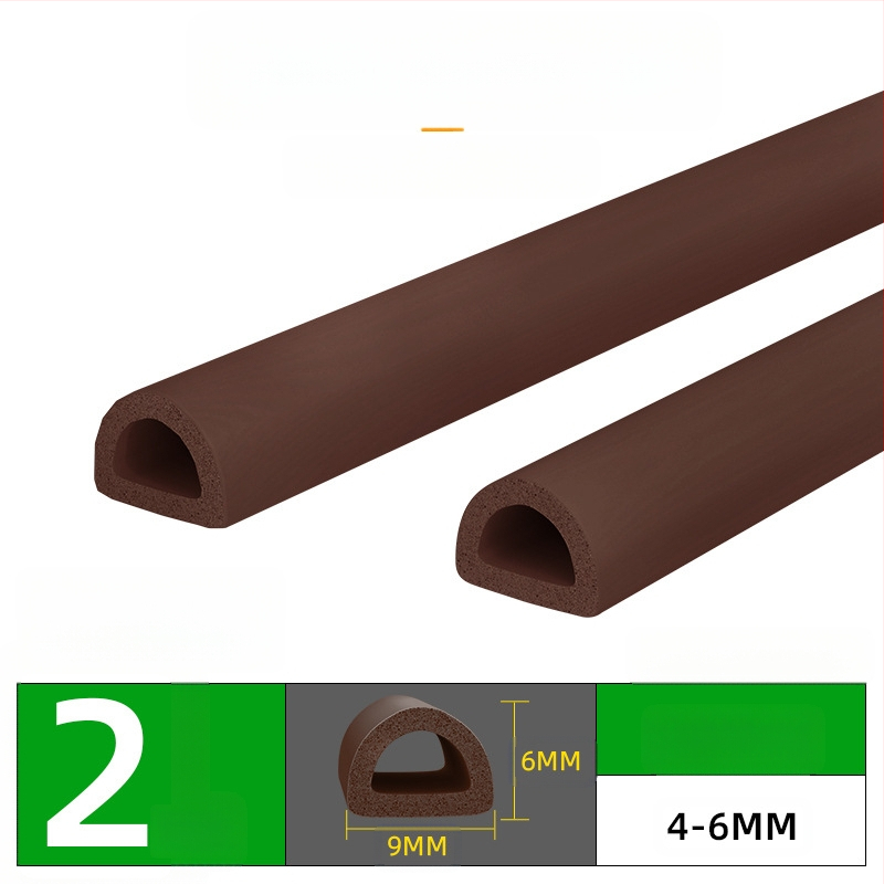 Bandă de etanșare pentru ferestre și uși – izolare fonică, antișoc, impermeabilă, autoadezivă; tip D și tip U; modelul 003