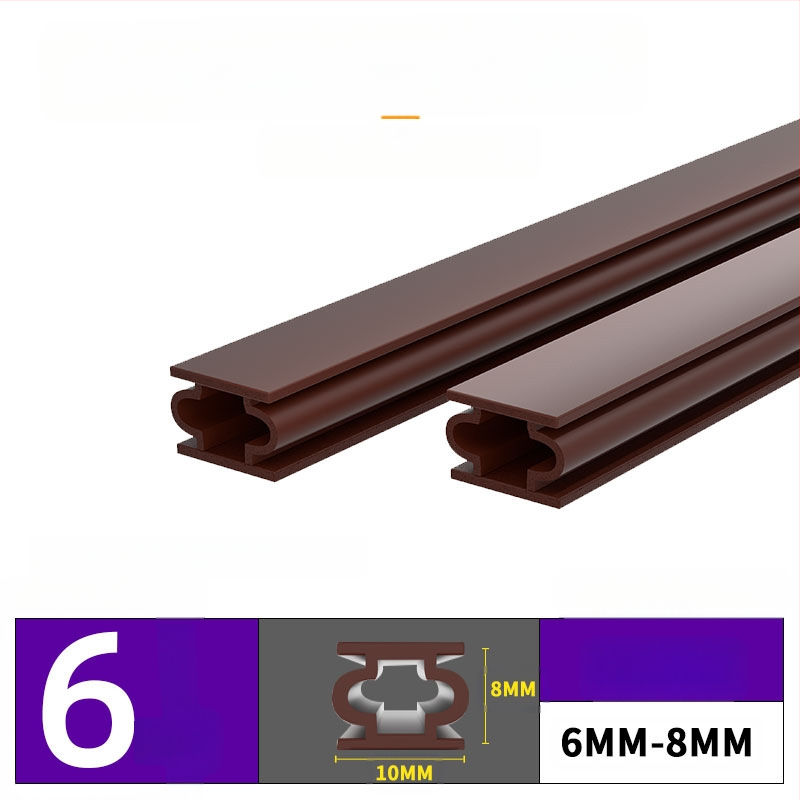 Bandă de etanșare pentru ferestre și uși – izolare fonică, antișoc, impermeabilă, autoadezivă; tip D și tip U; modelul 003