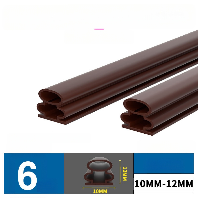 Bandă de etanșare pentru ferestre și uși – izolare fonică, antișoc, impermeabilă, autoadezivă; tip D și tip U; modelul 003