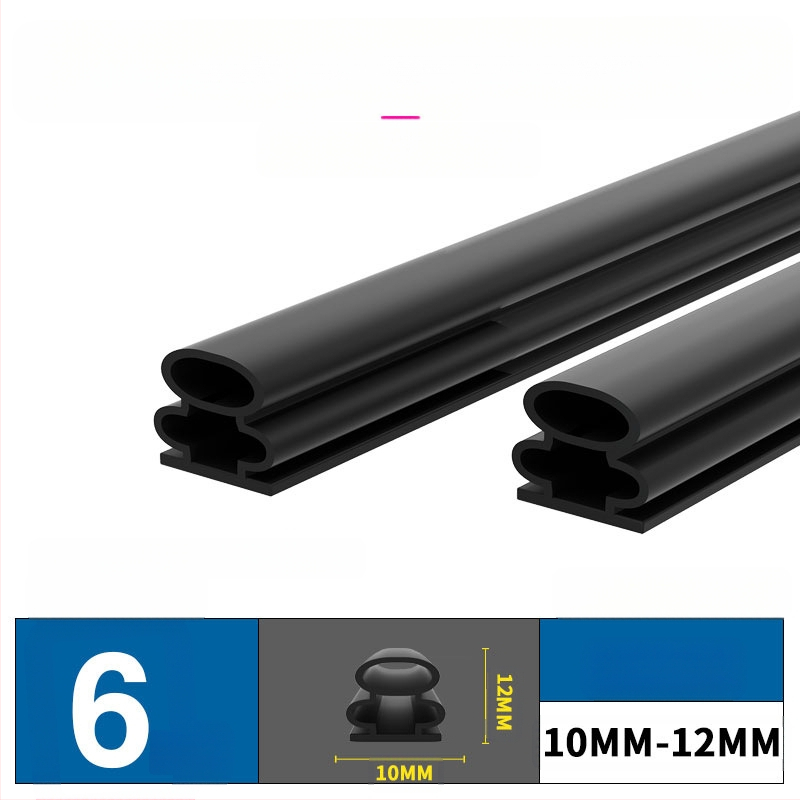 Bandă de etanșare pentru ferestre și uși – izolare fonică, antișoc, impermeabilă, autoadezivă; tip D și tip U; modelul 003