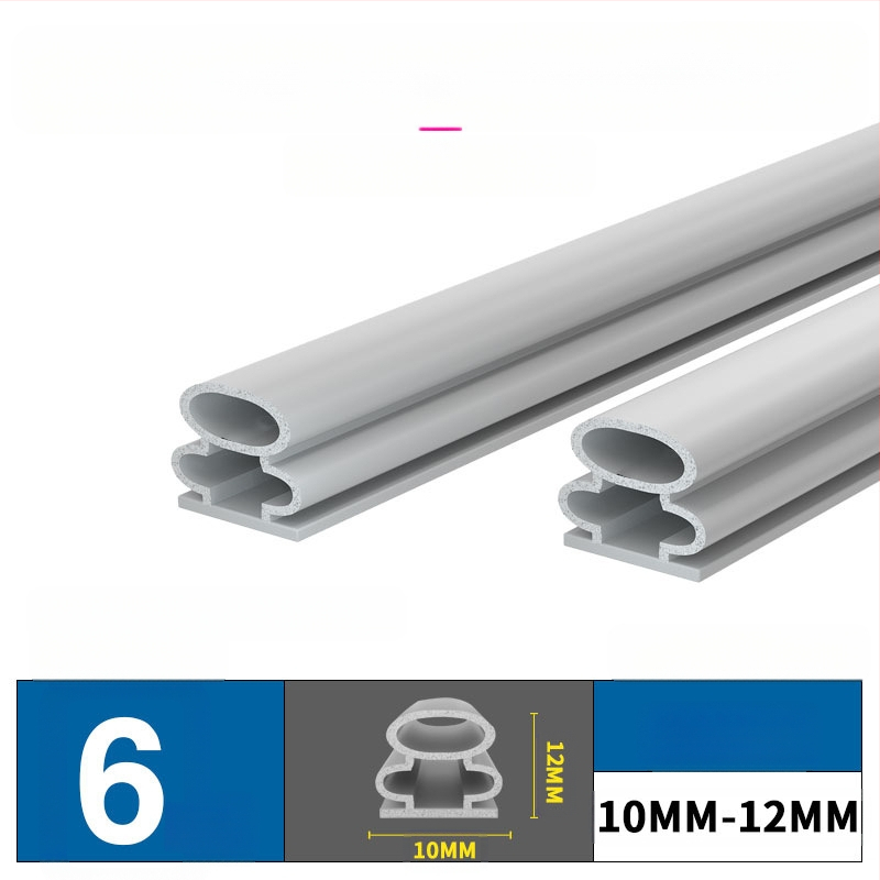 Bandă de etanșare pentru ferestre și uși – izolare fonică, antișoc, impermeabilă, autoadezivă; tip D și tip U; modelul 003