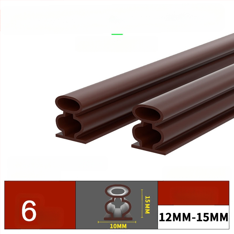 Bandă de etanșare pentru ferestre și uși – izolare fonică, antișoc, impermeabilă, autoadezivă; tip D și tip U; modelul 003