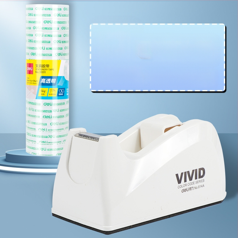 Prozirni rezač trake sa postoljem, plastično kućište