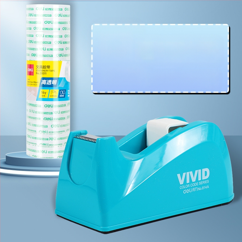 Prozirni rezač trake sa postoljem, plastično kućište