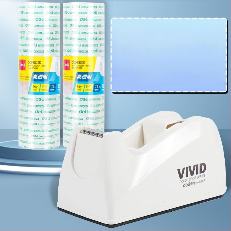 Prozirni rezač trake sa postoljem, plastično kućište