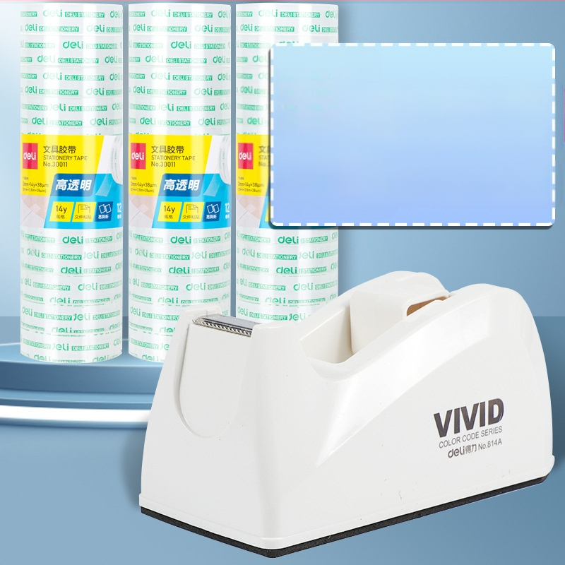 Prozirni rezač trake sa postoljem, plastično kućište