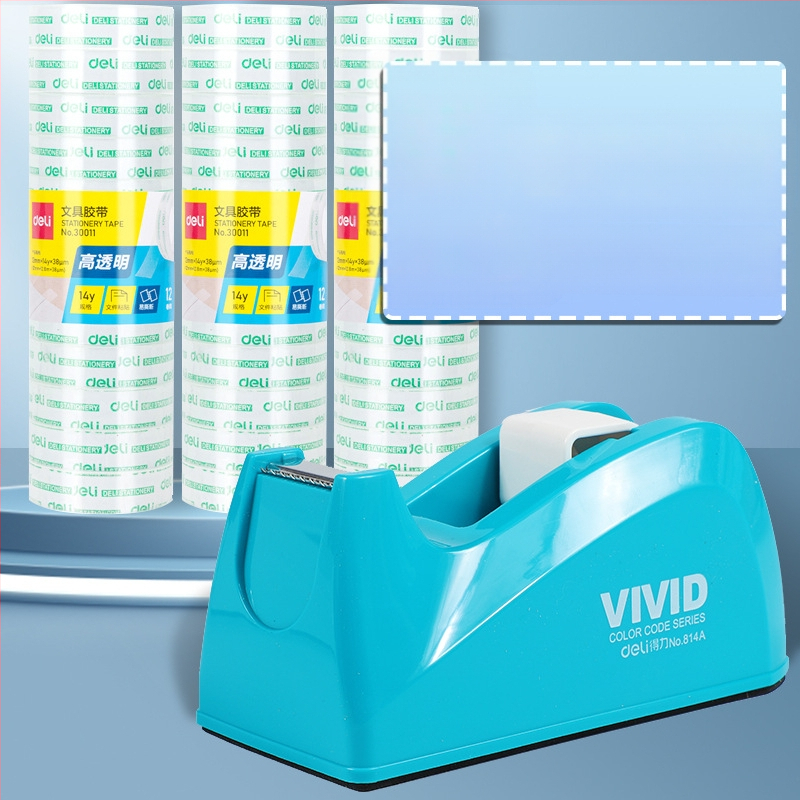 Prozirni rezač trake sa postoljem, plastično kućište