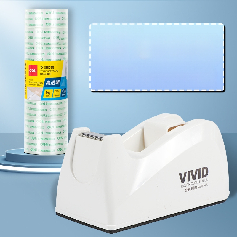 Prozirni rezač trake sa postoljem, plastično kućište