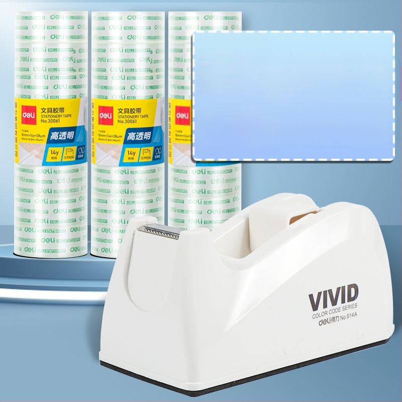 Prozirni rezač trake sa postoljem, plastično kućište