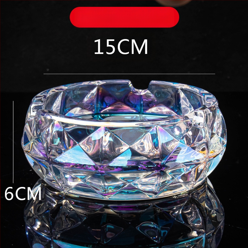 Scrumieră din sticlă cu spațiu de depozitare, stil Nordic ușor lux, origine Anhui