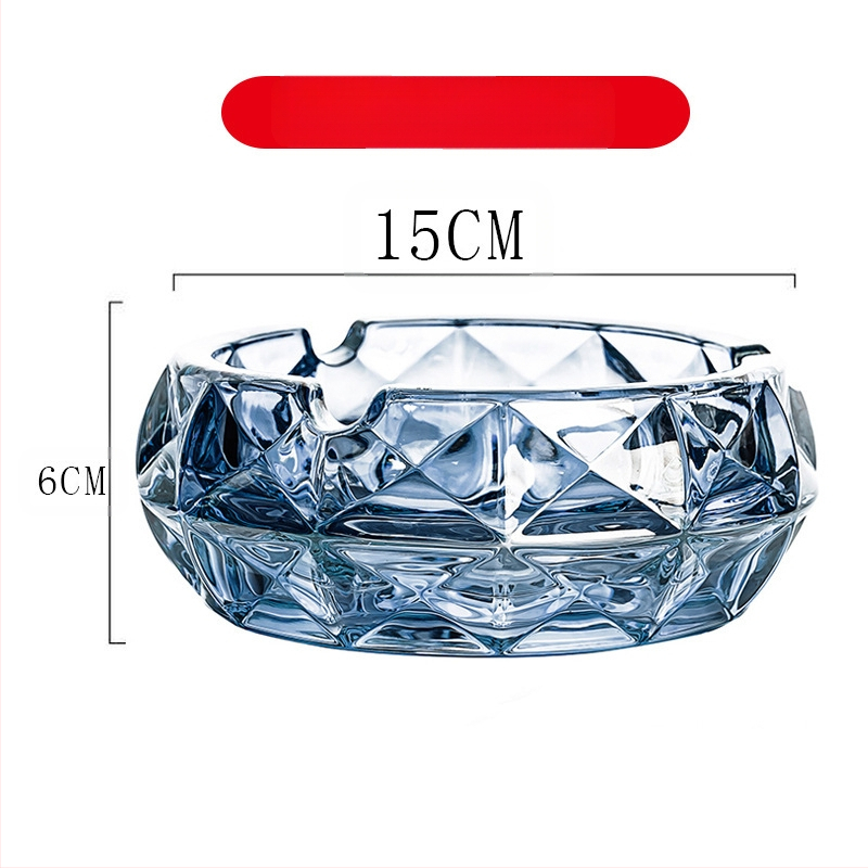 Scrumieră din sticlă cu spațiu de depozitare, stil Nordic ușor lux, origine Anhui