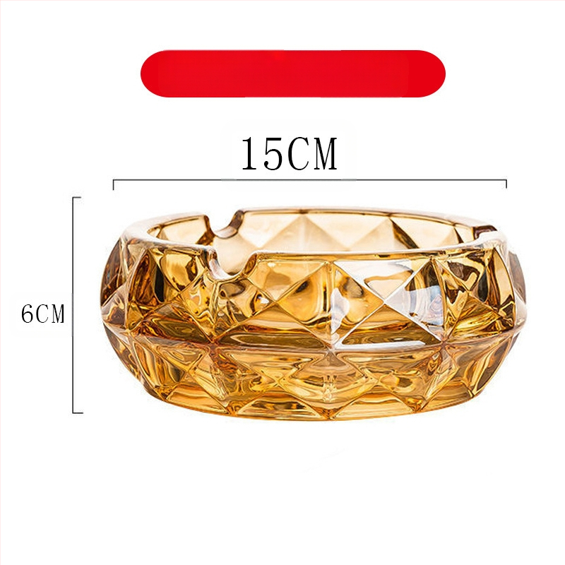 Scrumieră din sticlă cu spațiu de depozitare, stil Nordic ușor lux, origine Anhui