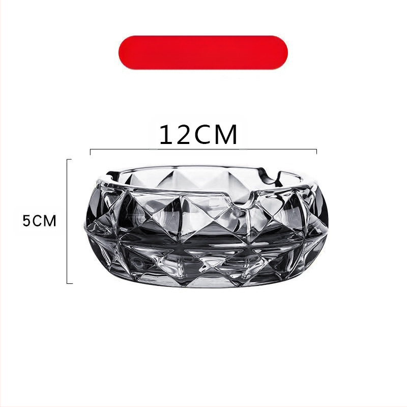 Scrumieră din sticlă cu spațiu de depozitare, stil Nordic ușor lux, origine Anhui