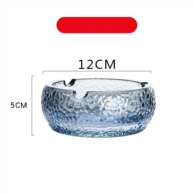 Scrumieră din sticlă cu spațiu de depozitare, stil Nordic ușor lux, origine Anhui